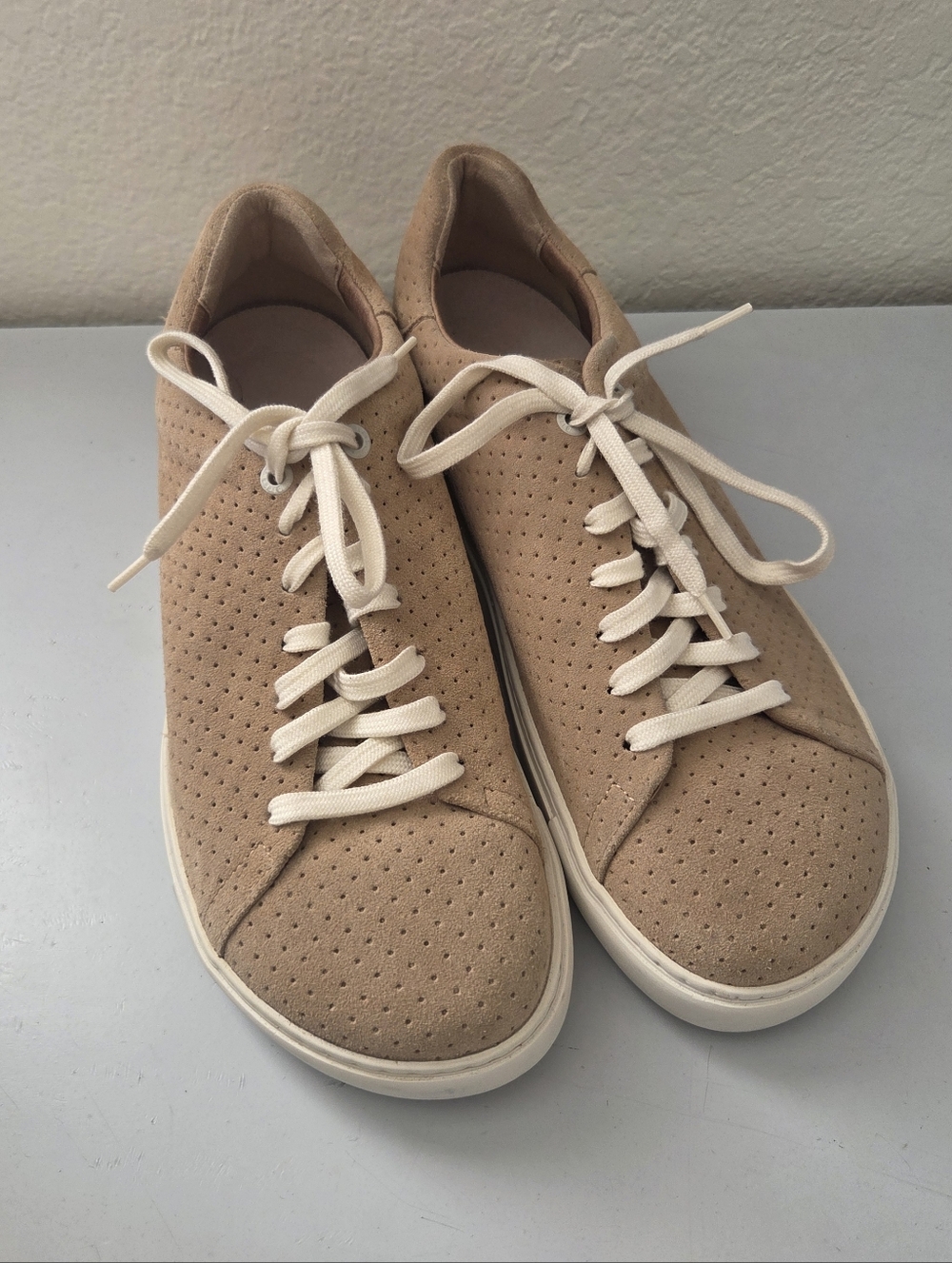Birkenstock Bend Low sneakers Beige Suede Leather M9 W11